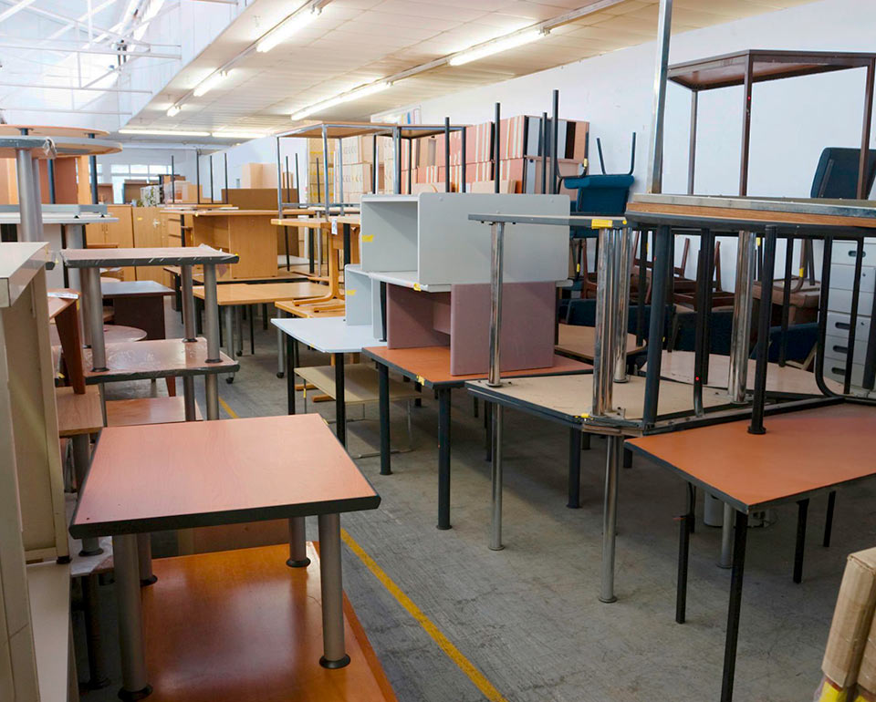 recyclage de mobilier de bureau, débarrassez-vous de votre mobilier inutile
